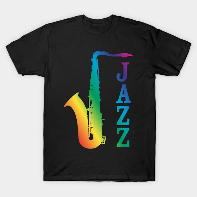 Jazz Saxophone T-Shirt by Rayrock76